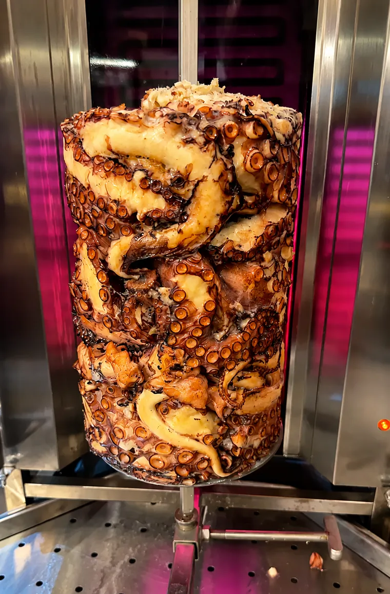 Kebab de pulpo Los Arcos