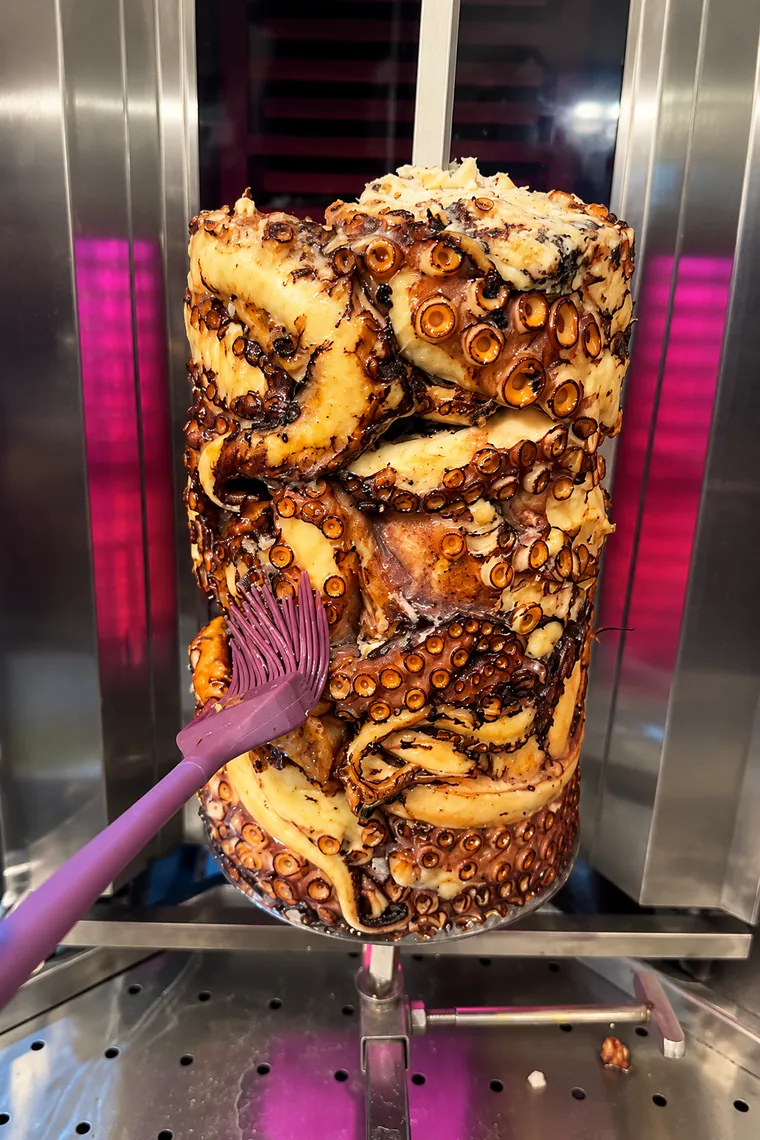 Kebab de pulpo Los Arcos
